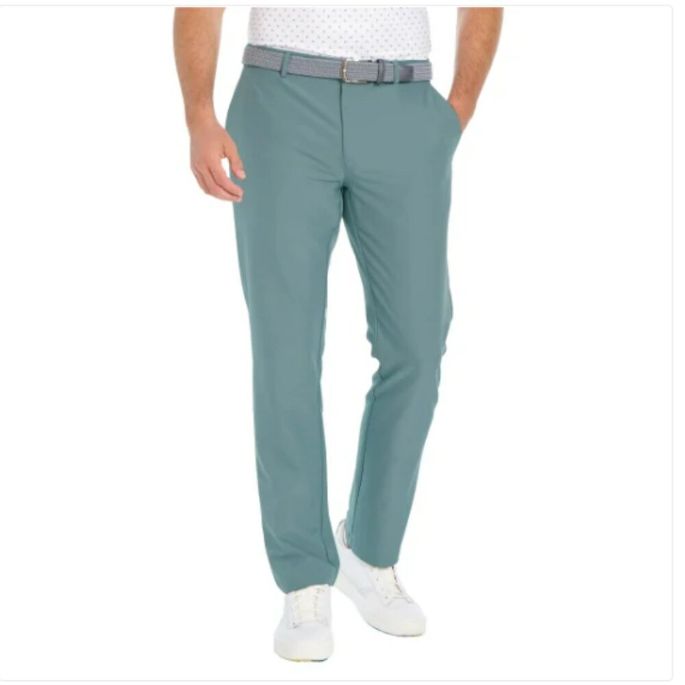 NEW Greg Norman Performance Flex Waistband ML75 Microfabric Chino Pants 40x32